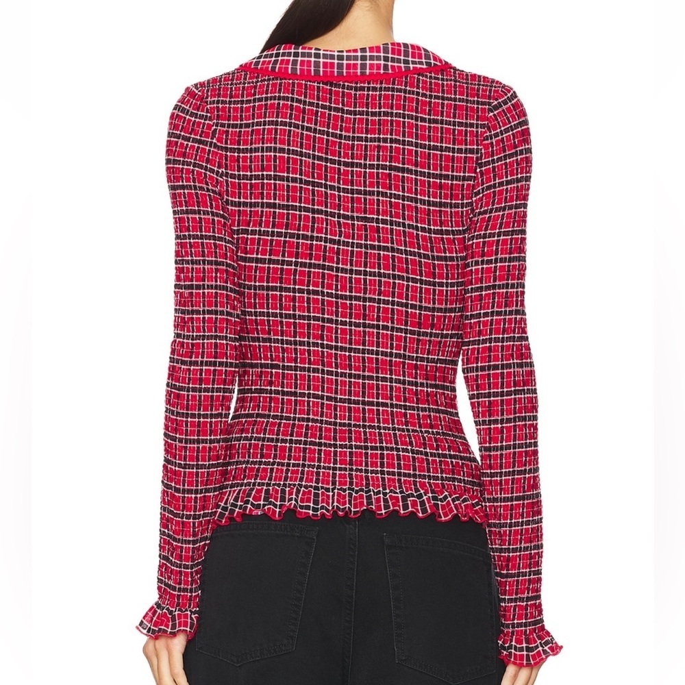 Free People Caught a Feeling Top | Size Small | Red Combo - Picture 8 of 8